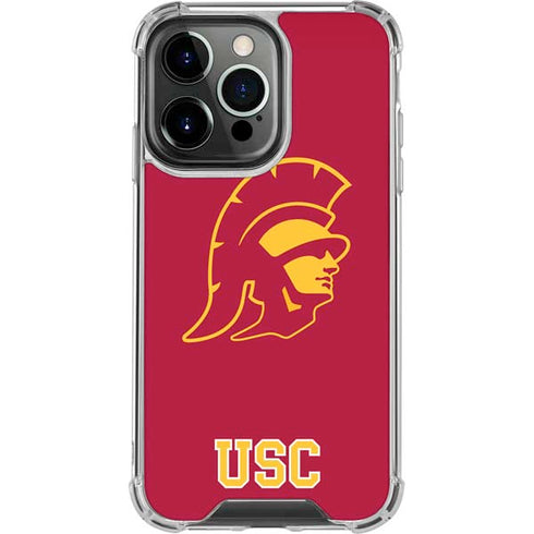 University of Southern California USC Gold Trojan Mascot iPhone 16 Pro Clear Case